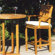 Barlow Tyrie Teak Monaco Carver Dining Arm Chair with Cushion