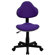 Flash Furniture Student Mid-Back Task Chair with Metal Accent Bands