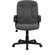Flash Furniture Mid-Back Fabric Task Chair with Nylon Arms