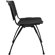 Flash Furniture Hercules Series Polypropylene Stack Chair in Black