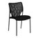 Flash Furniture Hercules Series Designer Mesh Fabric Stacking Side Chair in Black