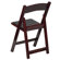 Flash Furniture Resin Folding Chair with Vinyl Padded Seat
