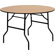 Flash Furniture Round Wood Folding Banquet Table with Clear Coated Finished Top