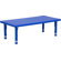 Flash Furniture Height Adjustable Rectangular Plastic Activity Table