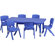 Flash Furniture 10.5" Plastic Stackable Classroom Chair