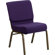 Flash Furniture Hercules Series 21'' Extra Wide Church Chair with 4'' Thick Seat and Communion Cup Book Rack