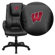 Flash Furniture NCAA Embroidered High-Back Leather Executive Chair