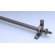 Zoroufy 36" Dynasty Smooth Tubular Stair Rod Set with Smooth Brackets Urn Finials