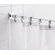 Croydex Square 98" Max Shower Rod with Curtain Hooks
