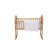 American Baby Company Heavenly Soft Three Piece Minky Dot Cradle Set