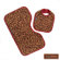 Baby Milano Bib and Burp Cloth in Leopard Print