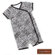 Baby Milano Kimono Infant Bodysuit in Zebra Print