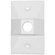 Morris Products One Hole Rectangular Lamp Holder One Gang Weatherproof Covers