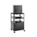 Da-Lite Pixmate 25" x 30" Multi Shelf Television Cart With Cabinet [48" Height]