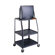 Da-Lite Pixmate 22" x 32" Height Adjustable Shelf Television Cart [45" - 49" Height]