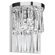 Dainolite Josephine Two Light Crystal Wall Sconce in Polished Chrome
