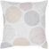 Rizzy Home Beige Cotton Decorative Pillow