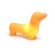 Offi Dachshund Dog Pet Lamp in Sunset Orange
