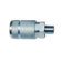 Schrader Bridgeport 3/8 Coupler, 1/4 Nptf
