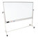 Luxor Mobile Magnetic Whiteboard 72" x 40" Silver Frame