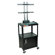 Luxor Adjustable Height Flat Panel Cart with Cabinet