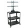 Luxor Extra Wide Flat Panel C Cart