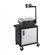 Luxor 26" High Open Shelf Endura Equipment Table with Locking Cabinet