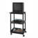 Luxor 48" High, Open Shelf Table with Lower Tray