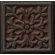 Emser Tile Renaissance 2" x 2" Roma Insert Tile in Rust Iron