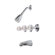 Premier Faucet Concord Three-Handle Volume Control Tub and Shower Faucet