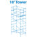 Granite Industries Homebuilder 10' Scaffold Tower with Leveling Jacks
