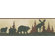 Brewster Home Fashions Northwoods Tin Silhouette Wall Border in Earthy Tone