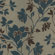 Brewster Home Fashions Salon Open Floral Trail Wallpaper in Turquoise