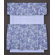 Ellis Curtain Victoria Park Toile Tailored Tier Curtains in Blue