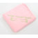 Consider Yourself Hugged Fleece Throw in Pink with Lime Hug