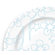 notNeutral Blue Flora Serving Plate