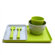 notNeutral Melamine Snack Set in Blue/Green