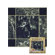 Home Dynamix Vinyl Dark Green and Gold Trim Square Marble Floor Tile (Set of 20)