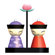 Alessi Mr. and Mrs. Chin Salt and Pepper Set by Stefano Giovannoni