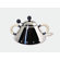 Alessi 9093/96/97 Tea Set by Michael Graves