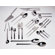Alessi Dry Dinner Fork in Mirror with Satin Handle by Achille Castiglioni