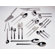 Alessi Dry Flatware Collection in Mirror with Satin Handle by Achille Castiglioni