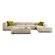 Kartell Plastics Duo Modular Sectional