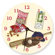 Lexington Studios Baseball Decorative Wall Clock