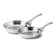 Calphalon Contemporary Stainless Steel 2-Piece Non-Stick Fry Pan Set