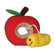 Hagen Dogit Fruity Worm Plush Dog Toy