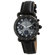 JBW Women's Victory Leather Watch in Black with Black Dial