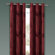 DR International Soleil Taffeta Flock Grommet Panel in Rust