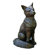 Brass Baron Fox Garden Statue