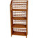 Oriental Furniture 43" Natural Fiber Shelving Unit in Honey
